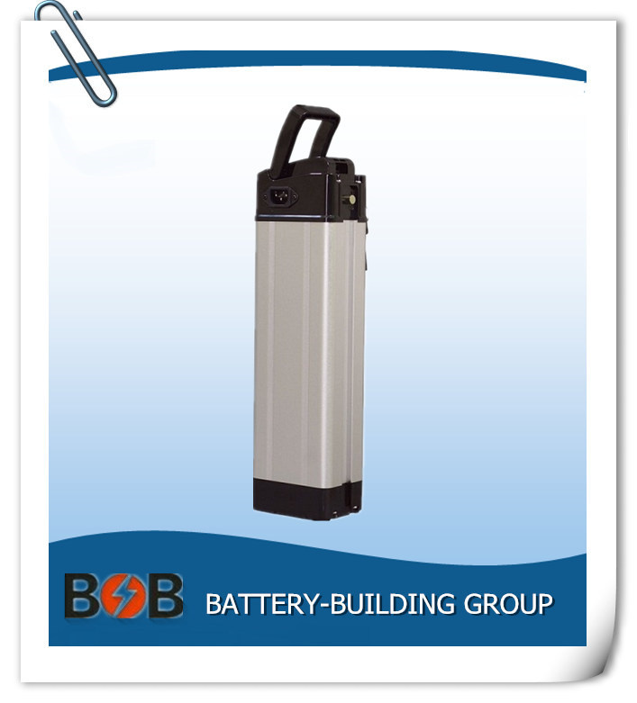 10s5p Lithium Rechargeable 36V 10ah Battery Pack Silver Fish Type