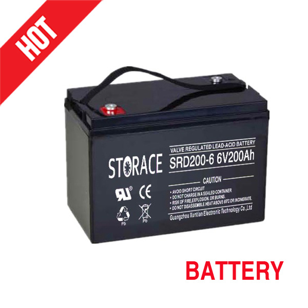 Accumulator Solar 6V 200ah Industrial Battery