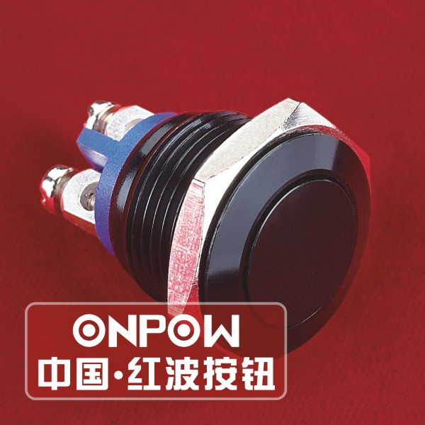 Onpow 16mm Push Button Switch (Gq16f-10/a, CCC, CE, RoHS