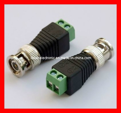 CCTV Camera Connector & Power BNC Male Plug