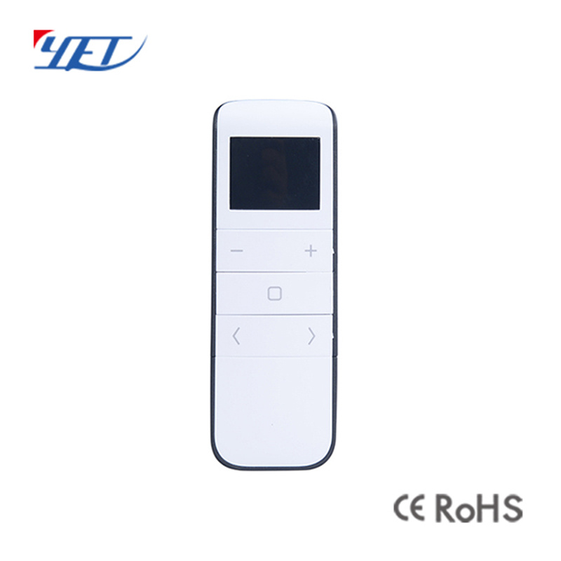 Multi Channels White Roller Shutter Home Remote Control