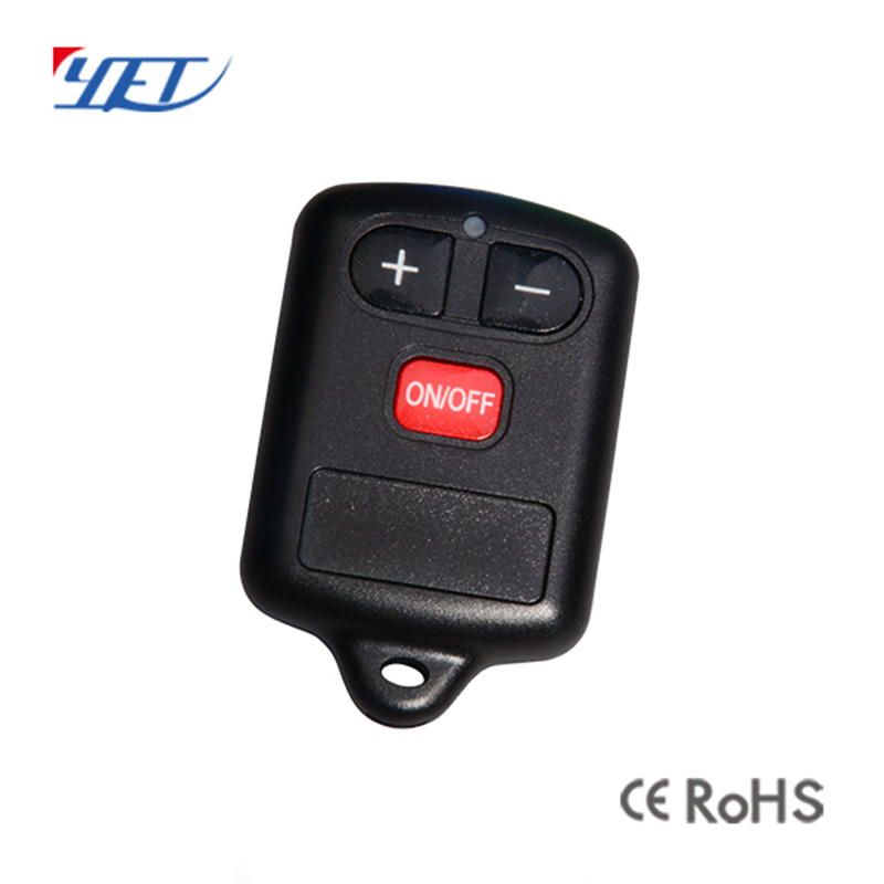 433MHz EV1527 12V Ask Waterproof Metal Wireless Learning Code 2 Keys Remote Control Yet145