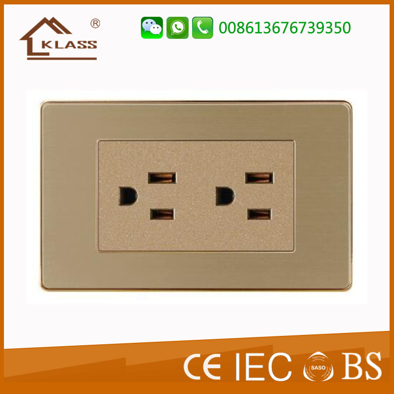 2016 Hot Sale Series Power Socket 6pin Wall Socket