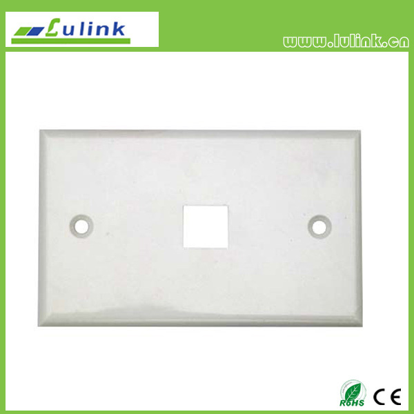 120 Information Outlet Socket 1 Port Type Faceplate