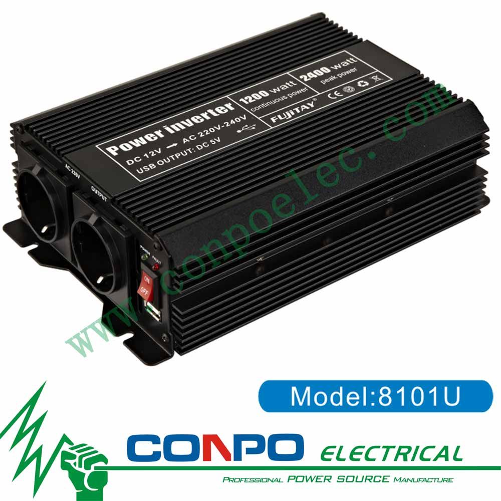 8101u 1200W Modified Sine Wave Inverter+USB