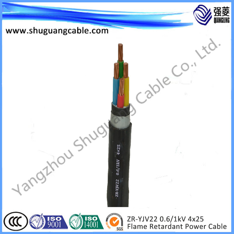 Zr-Yjv22 0.6/1kv 4X25/LV/XLPE Insulation/Power Cable