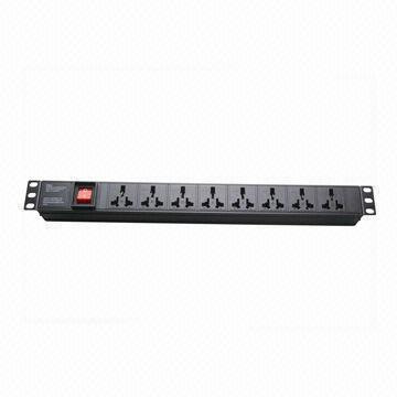 China Plug Socket 8-Way 16A PDU of St-Wn (10/16) N1008wkpb19A