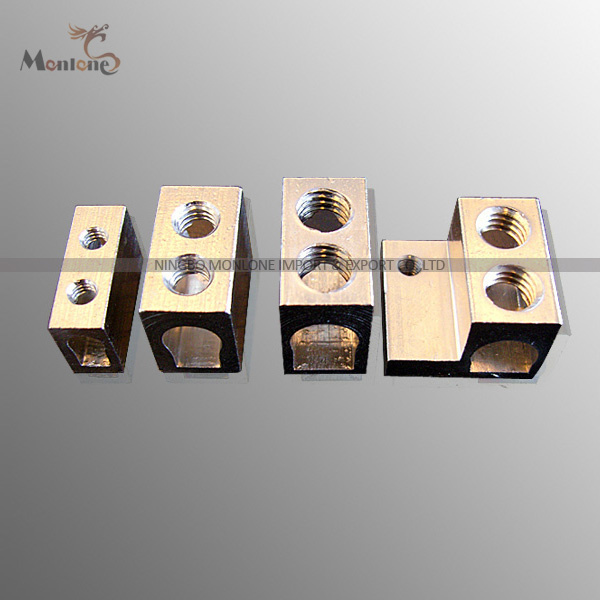 Customized Brass Terminal Connector with Special Wiring Hole (MLIE-BTL007)