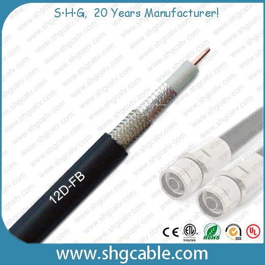 50 Ohms 12D-Fb RF Coaxial Cable