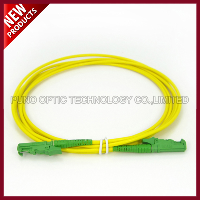 Fiber Optic Single Mode OS2 E2000 APC to E2000 APC Connector Patch Cable