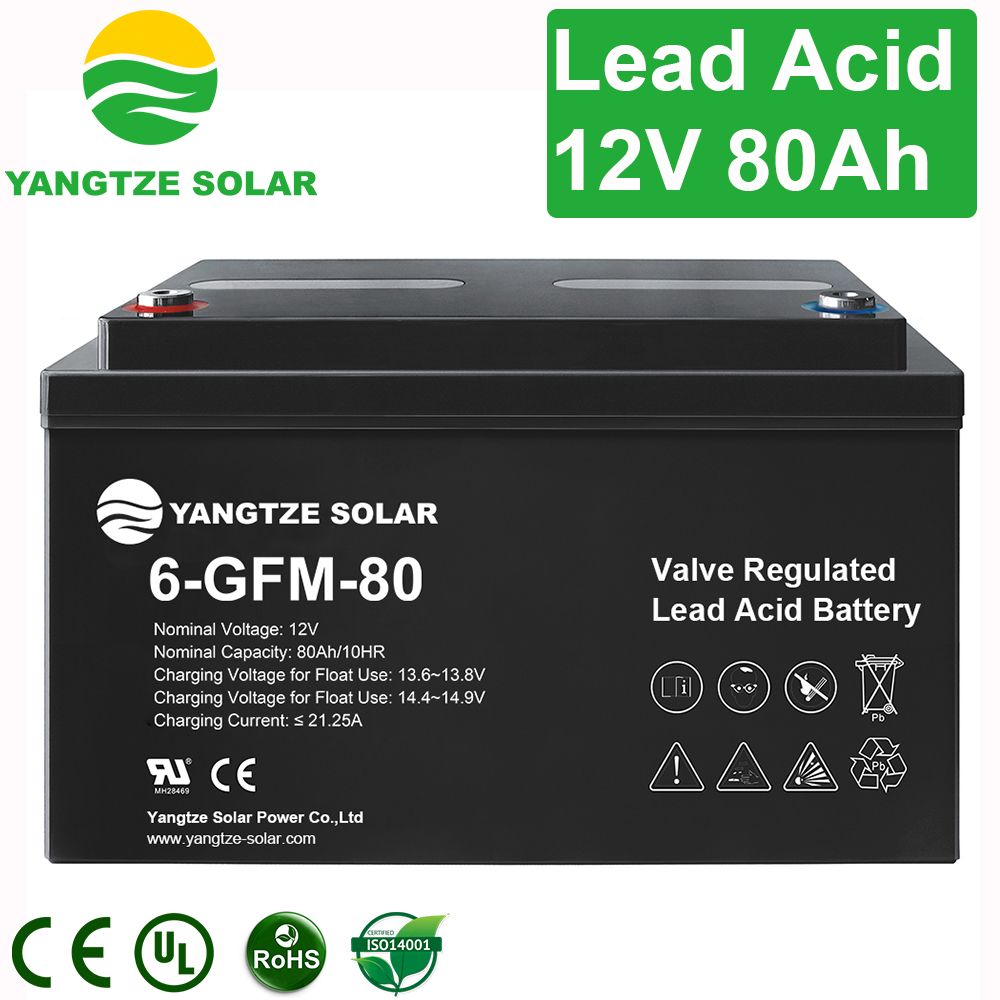 Free Shipping 80ah 12V Deep Cycle Battery