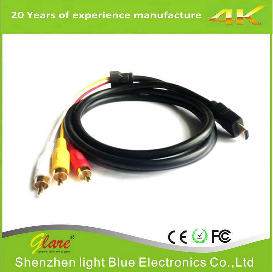 Gold Plated HDMI to Audio Cable for HDTV