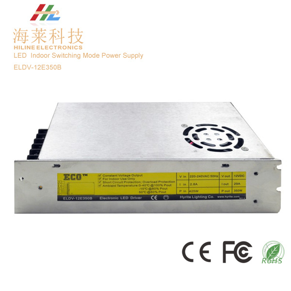 Indoor LED Switching Mode Power Supply 350W Eldv-12e350b