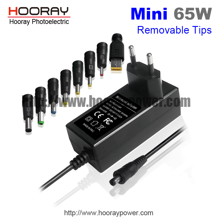 Mini 65W DC Adaptor Laptop Ultra Slim Power Adapter for Delta PA-1700-02 ADP-65dB 19V 3.42A Power Supply
