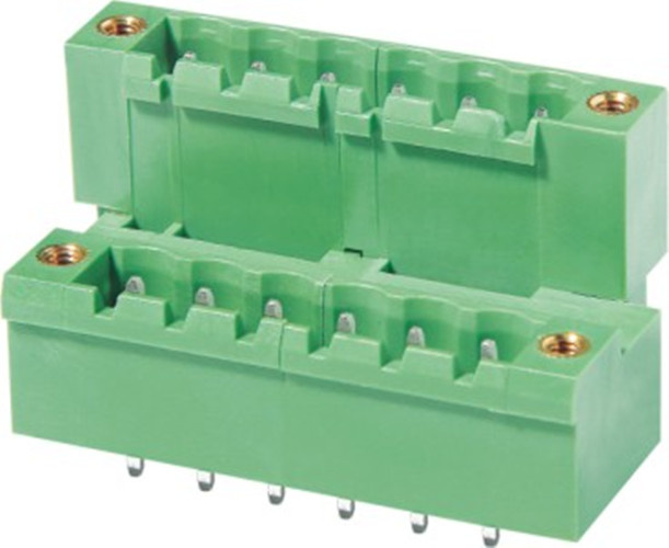 Double Level Pluggable Terminal Block with Nut (WJ2EDGVTM)