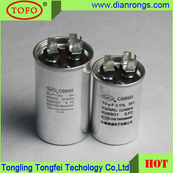 Polypropylene Film Cbb65 Capacitor 2016