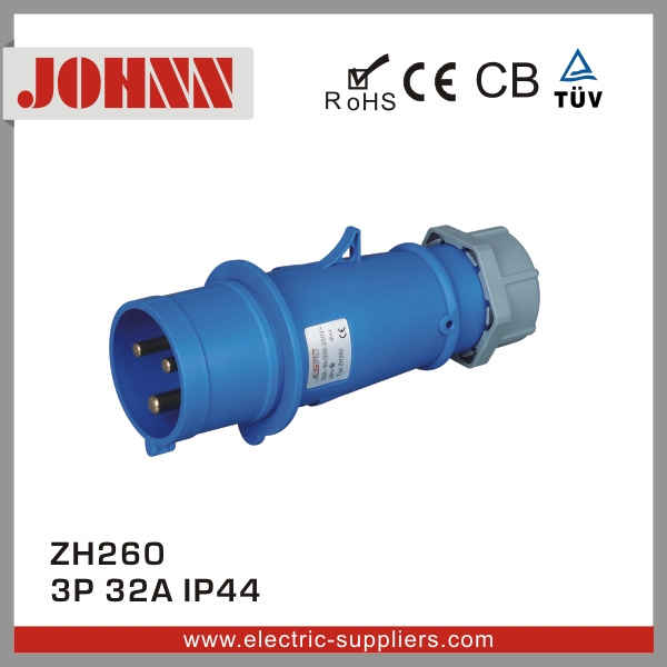 3p 32A IP44 Plug for Industrial