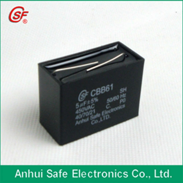 High Quality Cbb61 Air Fan Capacitor