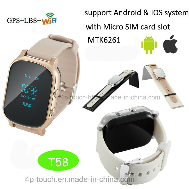 Elderly GPS Tracker Watch with Multiple Mode Position (T58)