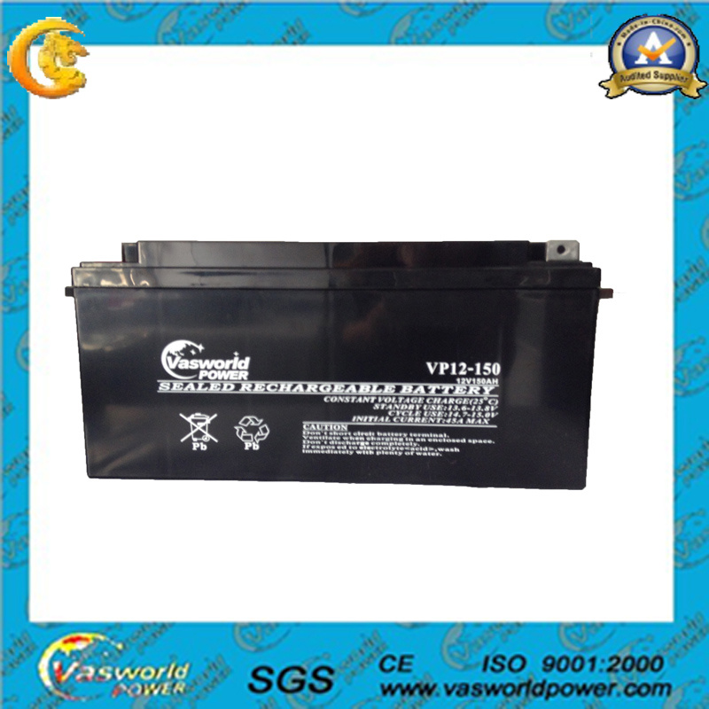 12V 150ah Sealed Rechargeable Lead Acid Solar Battery