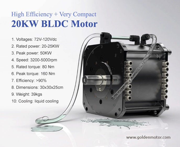 High Efficiency, EV Motor 20kw Electric Car Conversion Kit, Electric Outboard Motor/High Efficience