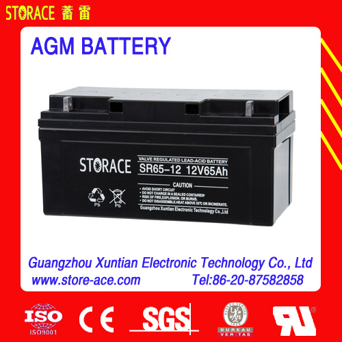 12V 65ah Valve Regulated Lead Acid Battery