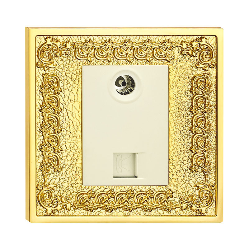 Brass House TV Socket / Tel Socket / Telephone Socket