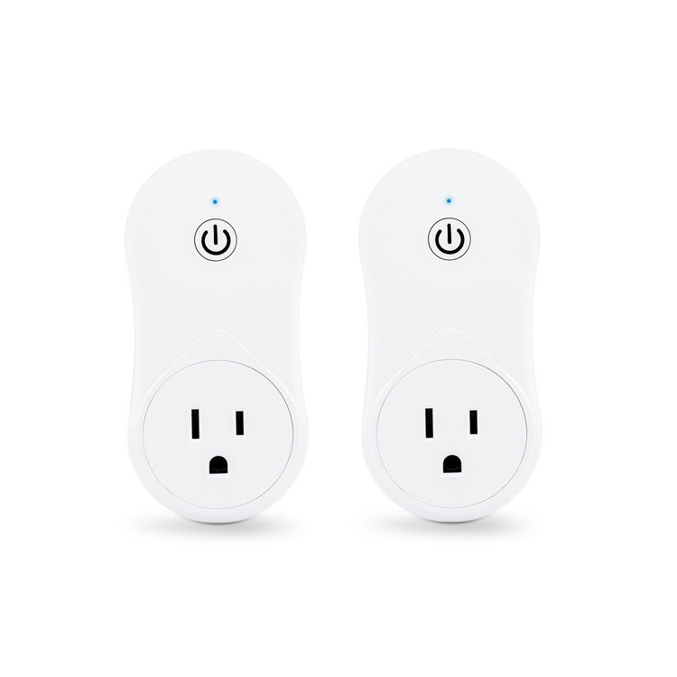 Smart Plug WiFi Wireless Home Electrical Timing Plug Remote Control Your Devices Works with Alexa and Google Assistant