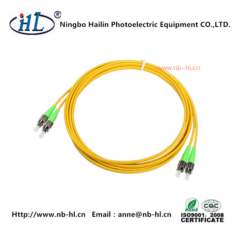 FC/PC Duplex 9/125 Fiber Optic Patch Cord Manufacturer
