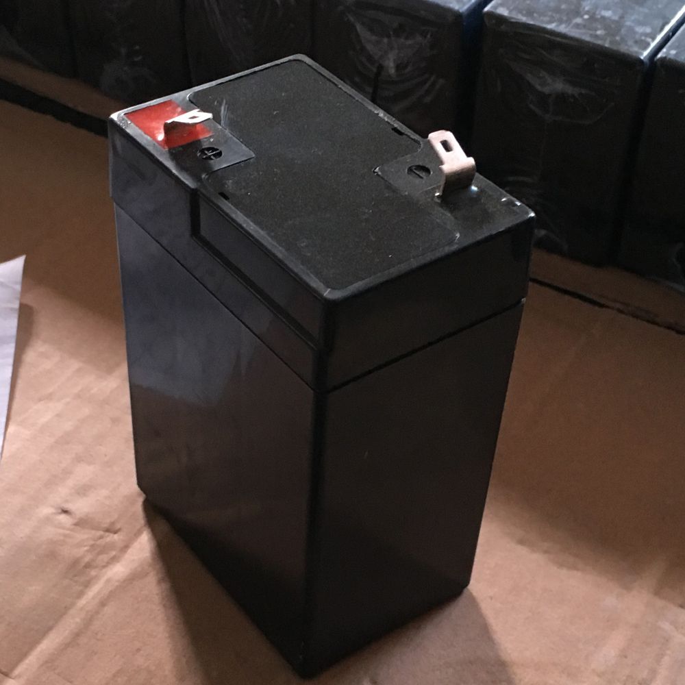 Rechargeable 6V 4ah Flashlight Battery