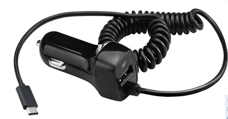 USB-C Integrated Built-in USB Car Charger Fast 5V 2.1A Phone, Type C USB Car Charger