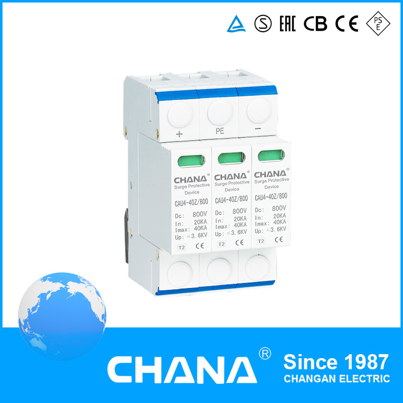 IEC and Ce Approval 40ka Surge Protective Device (SPD)