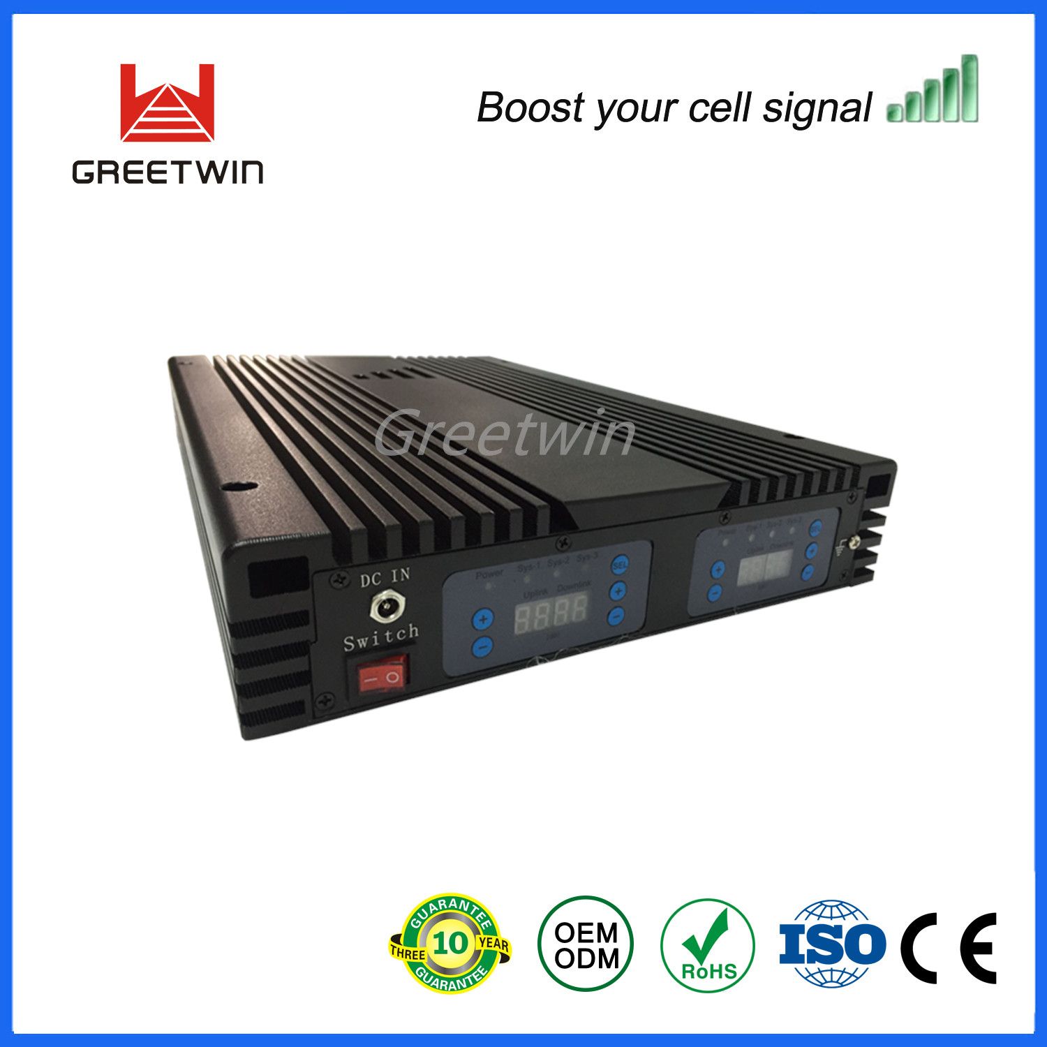 4 Band RF 15dBm Lte 700 Aws1700 GSM Repeater