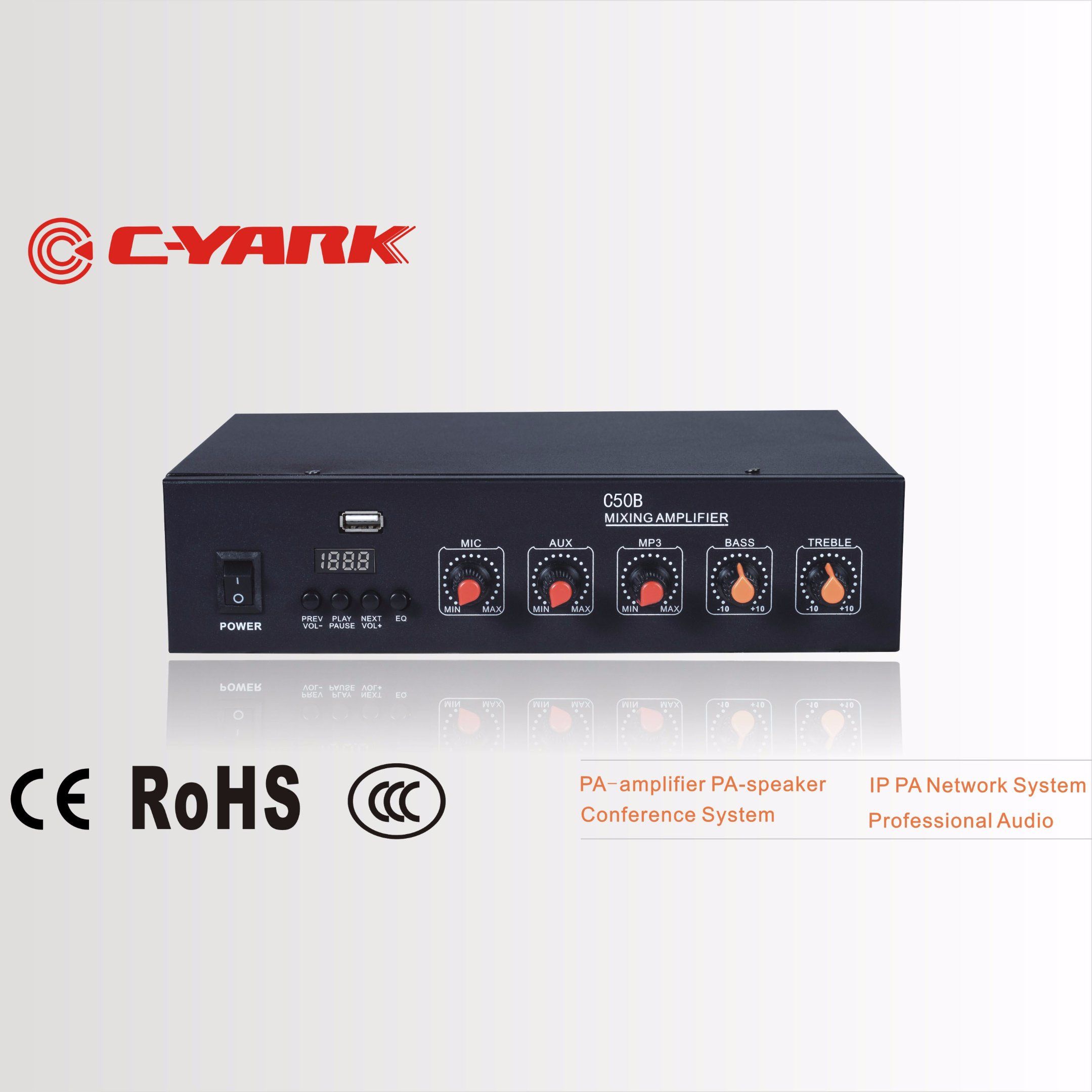 C-Yark Public Address System Mixer Amplifier with USB