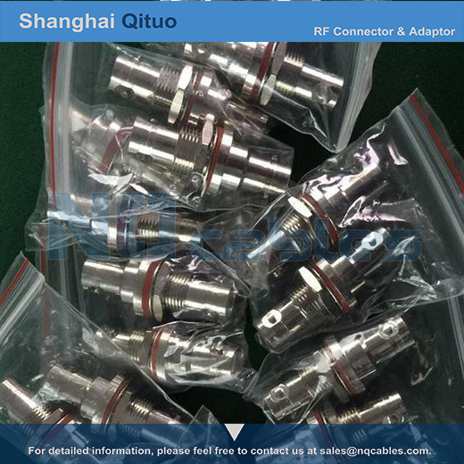 RF Connector Adaptor Reversed Polarity BNC Female Jack to BNC Female Jack End-Tooth 5000V Shv (BNC-RP-KKY 5000V SHV)