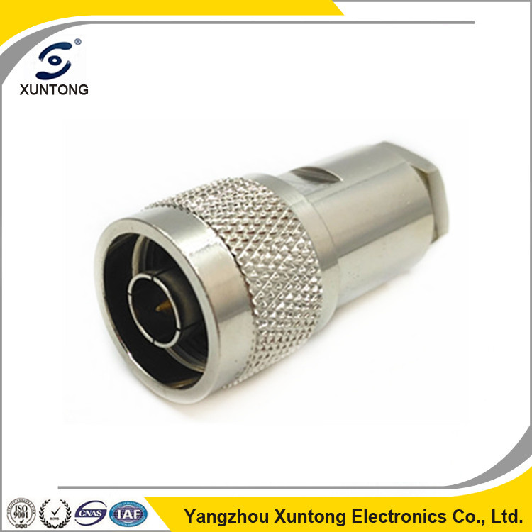 N Male Clamp Connector for LMR400 Cable