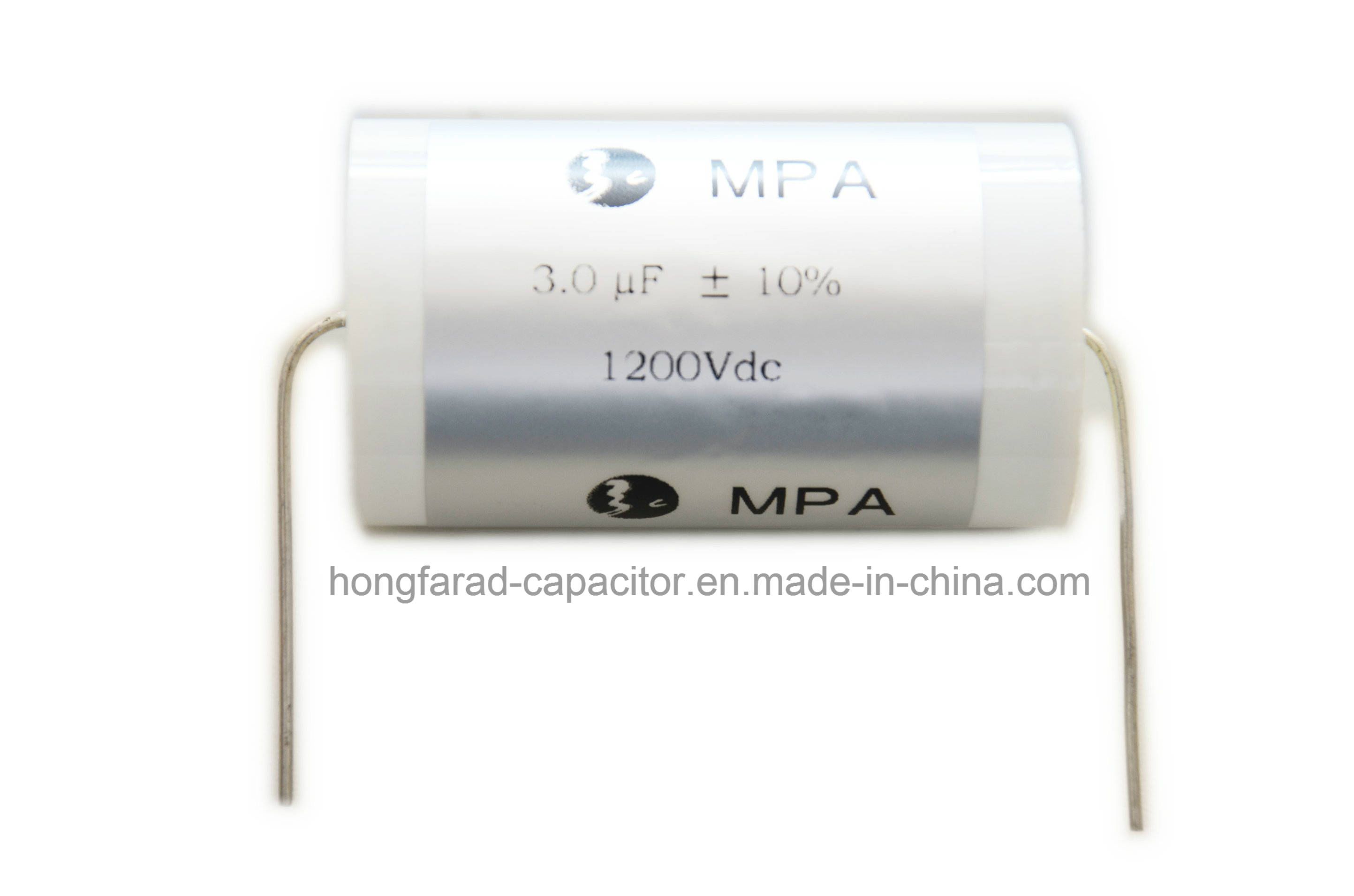 Metallized Polypropylene Film Capacitor for Louder Speaker Cbb20 MPa Axial