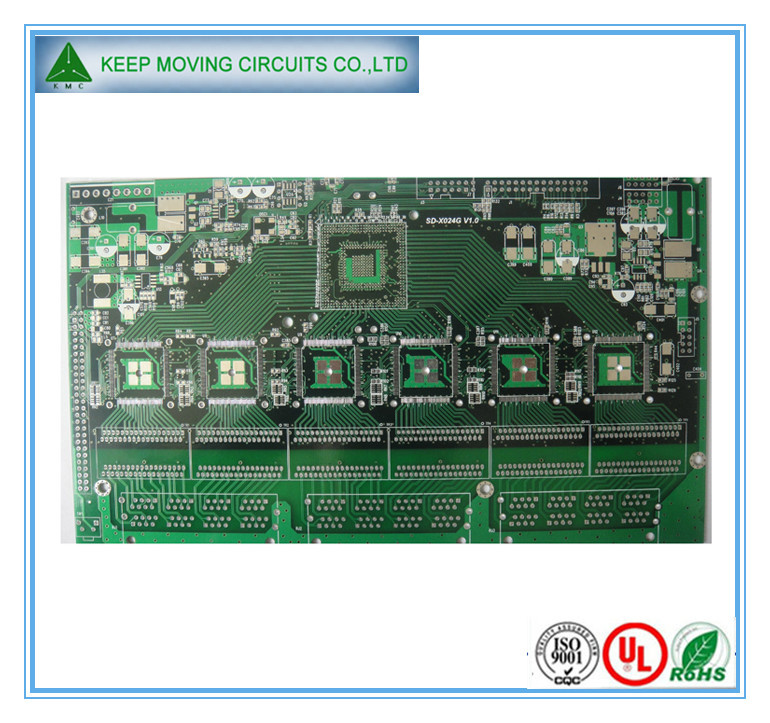 8 Layer High Difficulty Rigid PCB Circuit Board with Immersion Gold