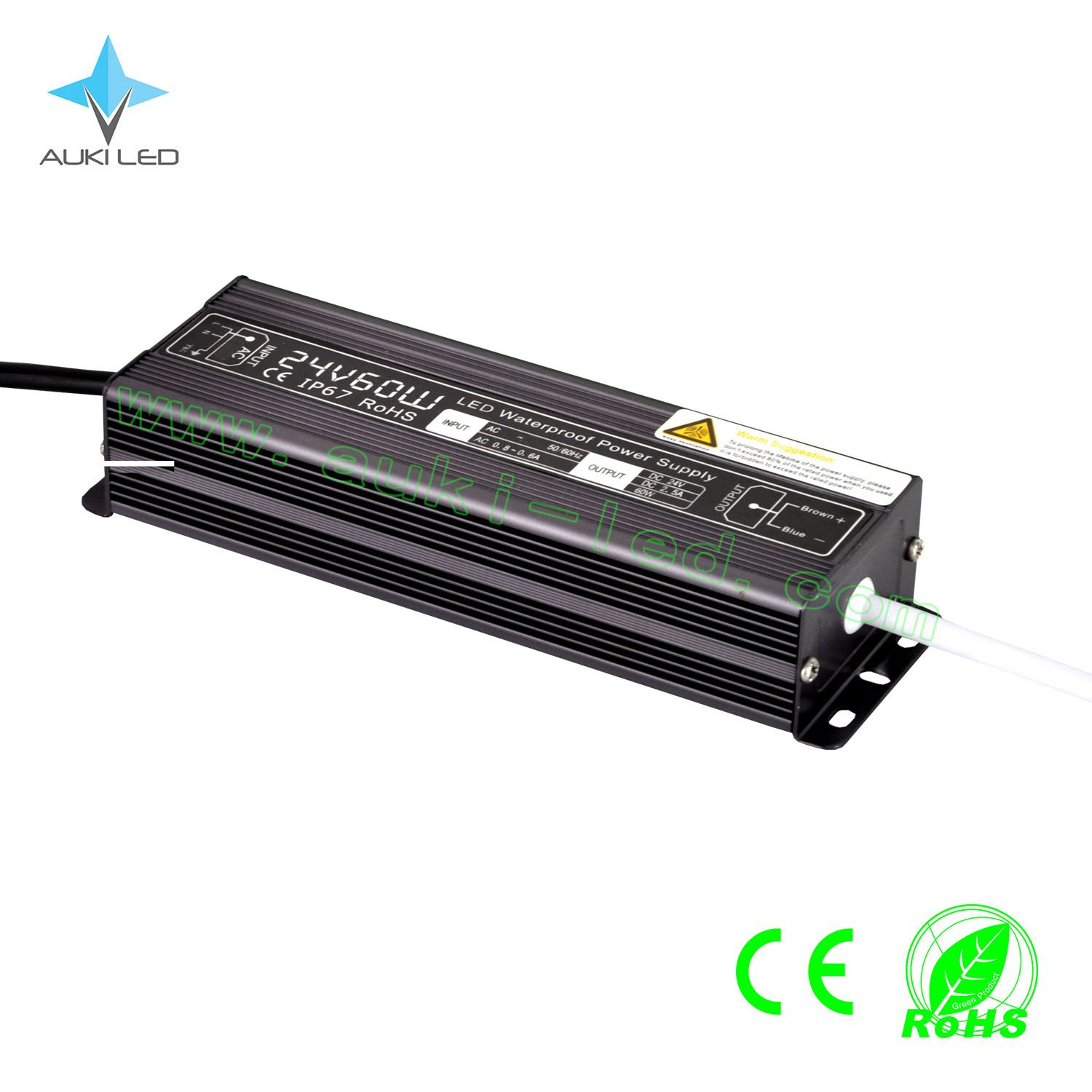 60 Watts Waterproof LED Power Supply