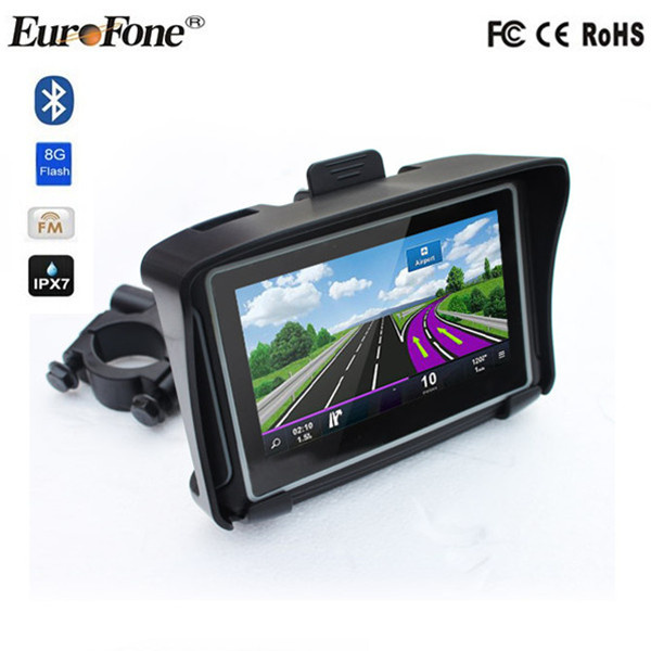 Handsfree Touch Screen GPS for Motorcyle with Headsets Intercom