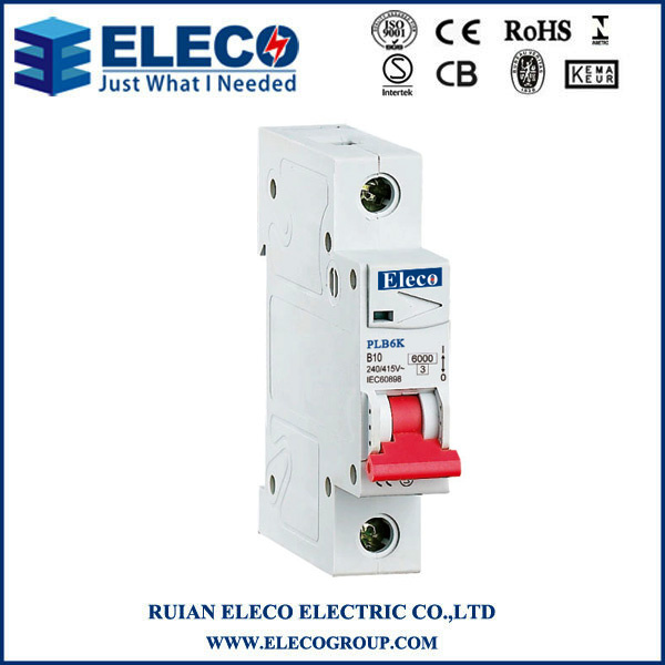1p Mini Circuit Breaker with Ce (PLB6K Series)