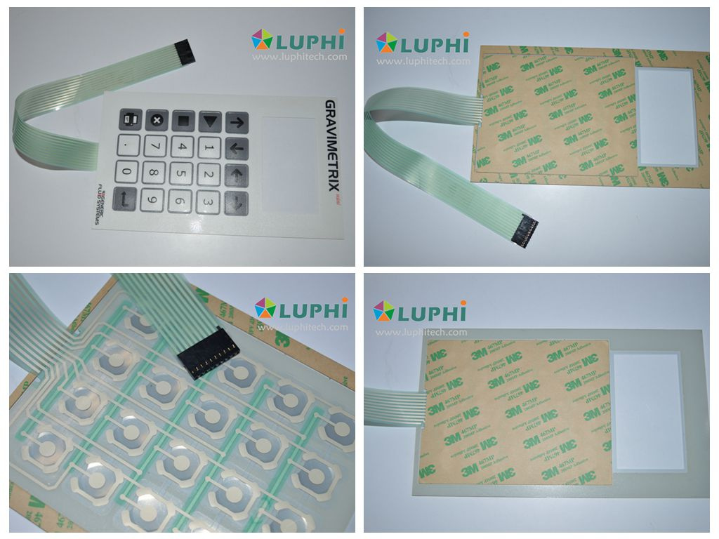 Flexible Circuit Membrane Switch Industrial Membrane Keypad