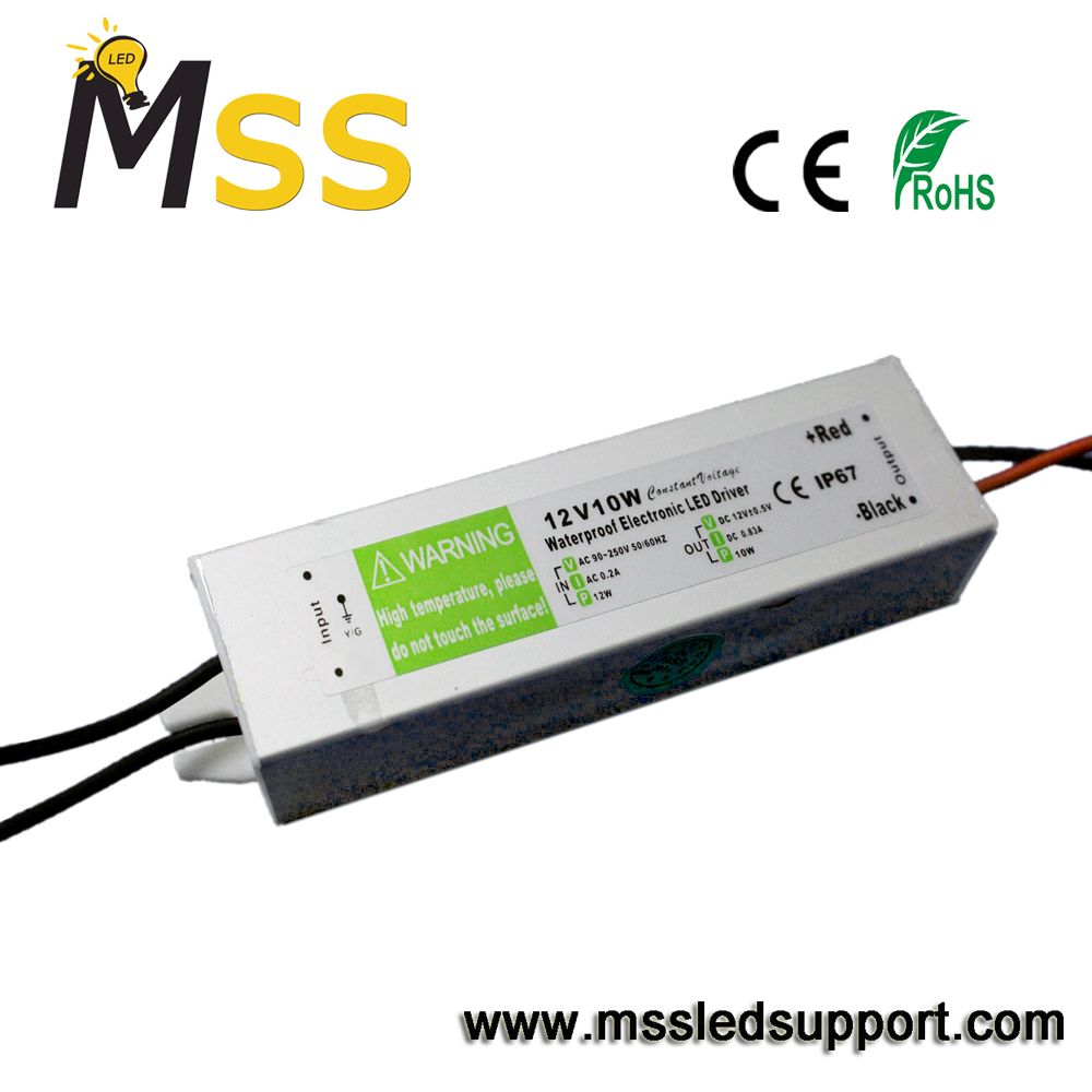 10W AC/DC Single Output LED Switching Power Supply with Ce RoHS