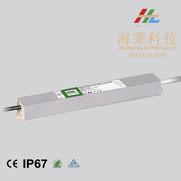 30W 12V 24V LED IP67 Waterproof LED Power Supply LED Driver