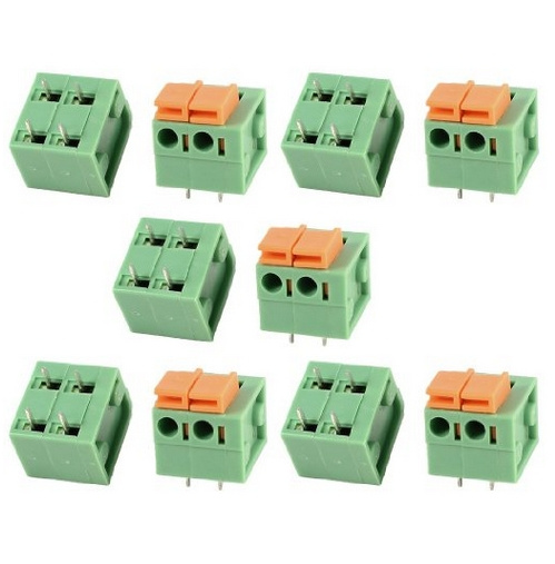 2position 5.08mm 4pin Spring Terminal Blocks 300V 10A