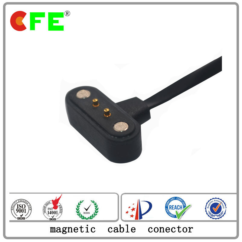 2pin Waterproof Magnetic Power Connector with Cable in Servo Motor