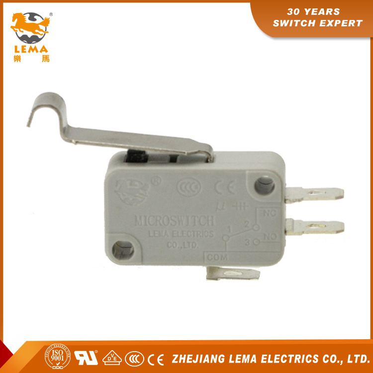 Lema 16A CCC Ce UL VDE Kw7-5I Bent Lever Micro Switch