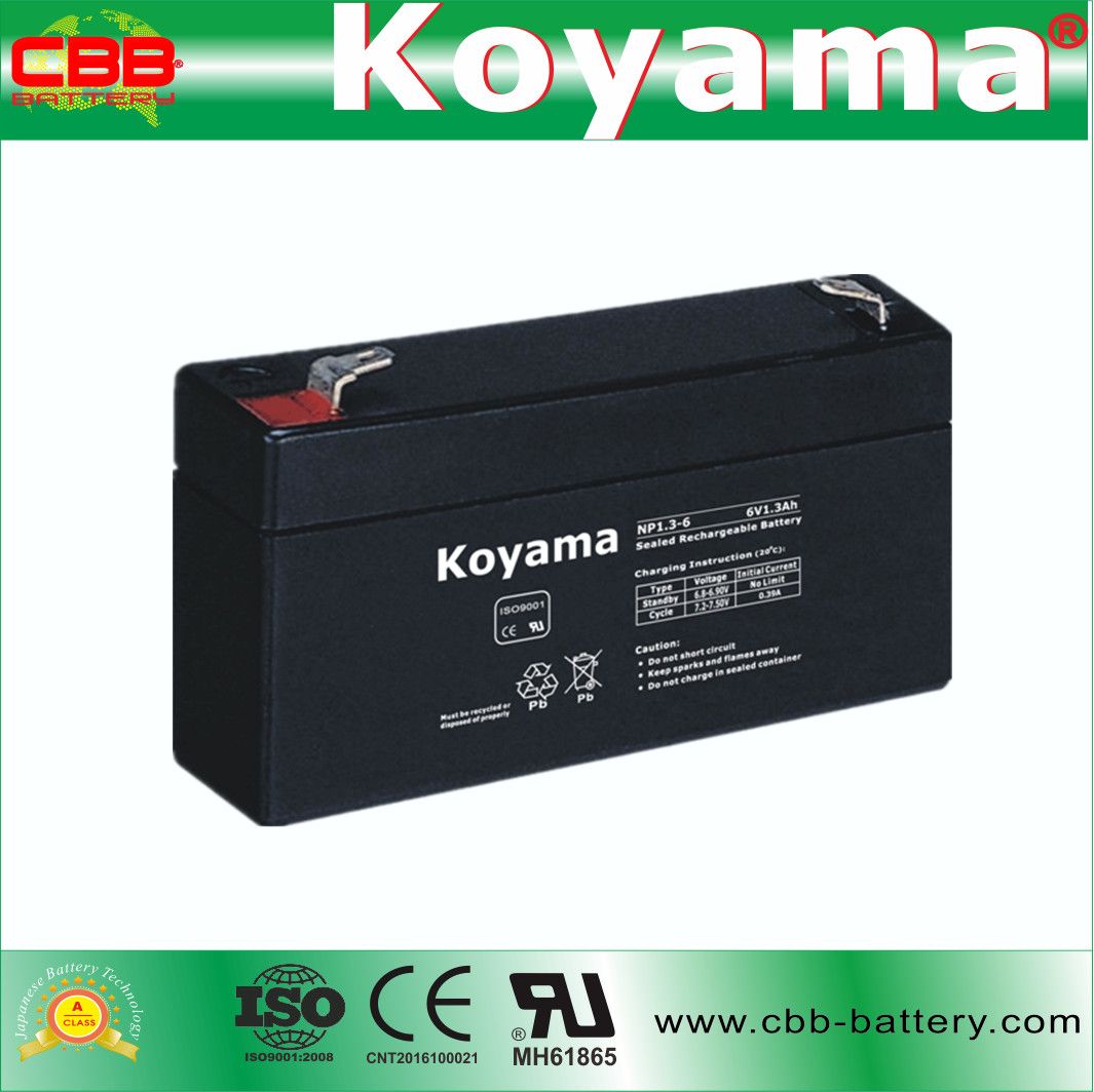 High Quality 1.3ah 6V SMF AGM UPS Battery