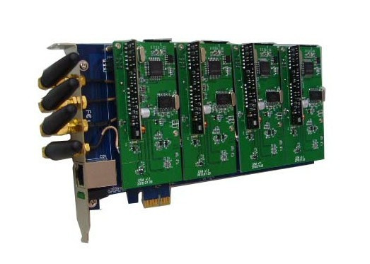 4 Ports GSM CDMA PCI E Asterisk Analog Card