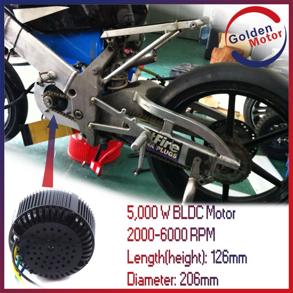 5000W BLDC Motor with CE Issued by SGS